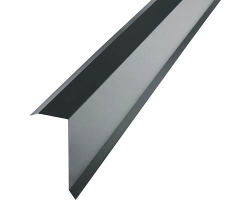 Angle d'arête PRECIT pour tôle trapézoïdale H12 gris anthracite RAL 7016 2000x40x100 mm