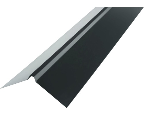 Faîtage droit pour tôle trapézoïdale anthracite grey 95 x 95 mm longueur : 2 m