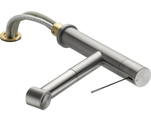 Küchenarmatur aus Edelstahl