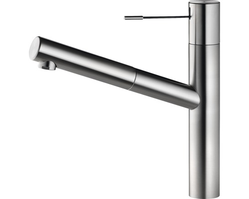 Mitigeur monocommande KWC ONO en saillie acier inoxydable 10.151.113.700FL Robinet de cuisine en acier inoxydable avec levier latéral