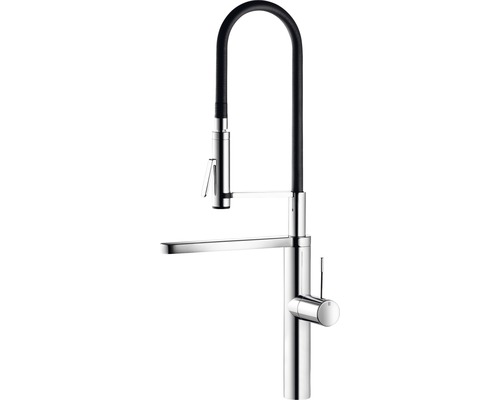 Küchenarmatur mit flexiblem Auslauf