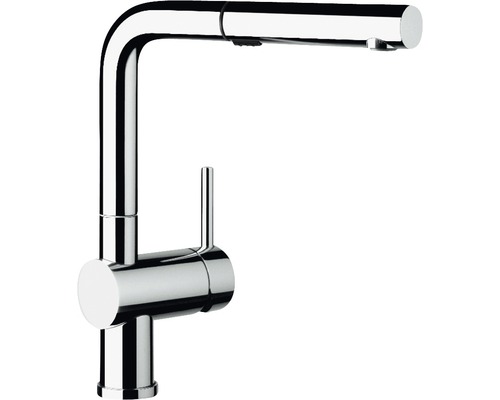 Robinetterie de cuisine haute pression Vario LINUS-S chrome galvanisé 518406 Robinet de cuisine avec douchette extractible