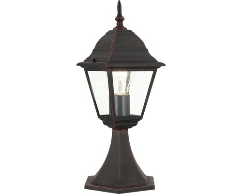 Éclairage d'extérieur à socle Newport couleur rouille 1 x 60 W E27 h : 410 mm Lampe de table pour l''extérieur