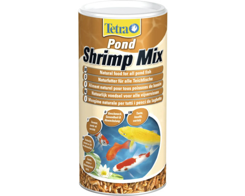 TetraPond Nourriture pour poissons Mélange de crevette 1 L Tetra Pond Shrimp Mix nourriture pour tous les poissons de bassin