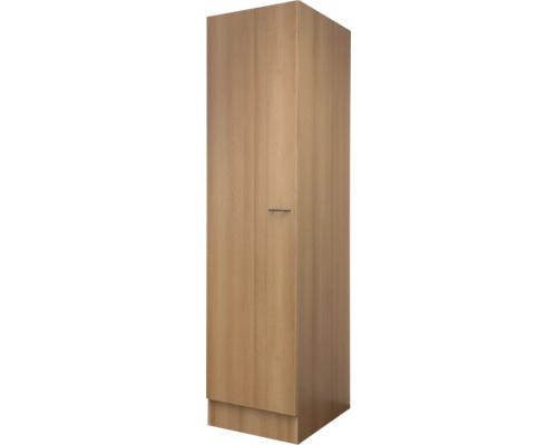 Armoire à vaisselle Ischia/Nano décor hêtre (L x H x P) 50 x 200 x 57 cm