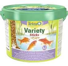 Tetra Variety Sticks nourriture pour poissons de bassin dans un seau