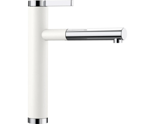 Robinet de cuisine BLANCO LINEE-S Silgranit blanc/chrome 518441