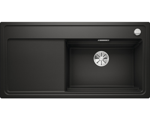 Blanco ZENAR XL 6 S DampfgarPlus évier lxp 1000x510 mm Silgranit noir avec planche à découper et bac de cuisson 526054