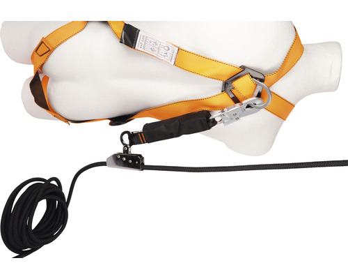 Harnais de sécurité avec corde sur un mannequin