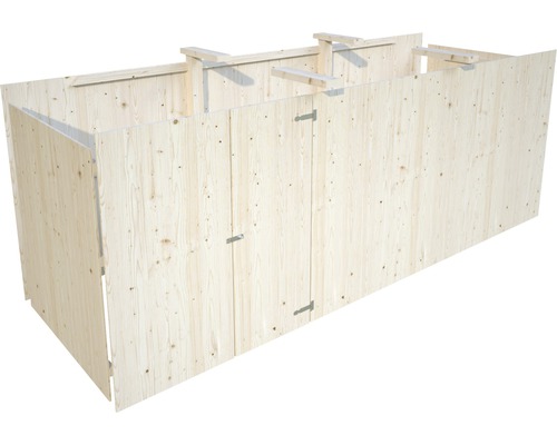 Holz Mülltonnenbox für den Aussenbereich