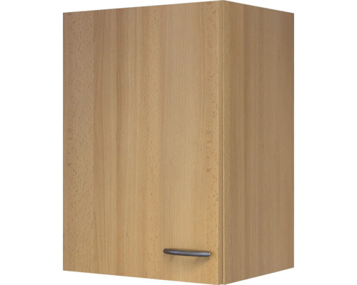 Armoire suspendue Flex Well Nano lxhxp 40x54x32 cm couleur de façade hêtre - couleur du corps hêtre Élément haut de cuisine couleur bois avec poignée