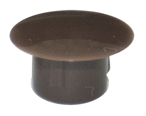 Abdeckstopfen 10 x 13 mm dunkelbraun 100 Stück Abdeckkappe