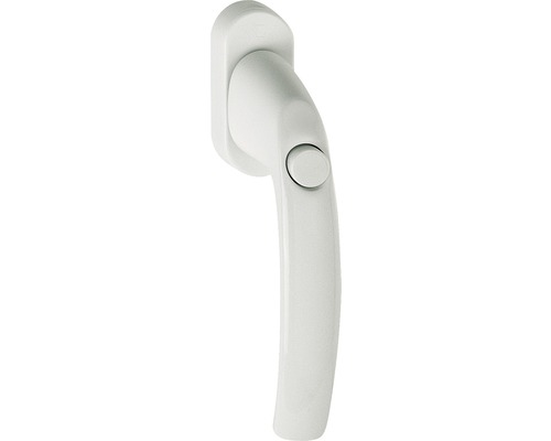 Poignée de fenêtre ARON bouton poussoir blanc adaptée pour Renova/Renova+/Linea Poignée de fenêtre en plastique