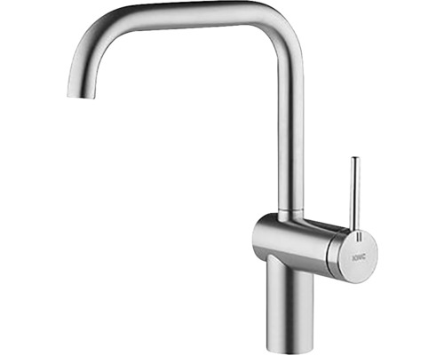 Mitigeur monocommande KWC LIVELLO en saillie acier inoxydable 10.231.013.700FL Robinet de cuisine KWC en acier inoxydable