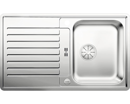 Évier Blanco CLASSIC Pro 45 S-IF lxp 860x510 mm acier inoxydable satiné 523661 Évier en acier inoxydable avec égouttoir