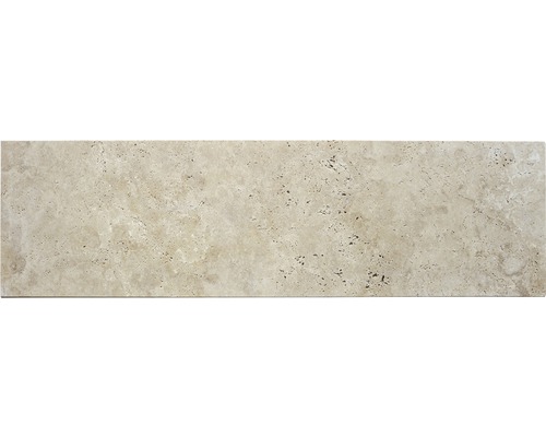 Marche FLAIRSTONE Roma beige 1 côté long poncé et chanfreiné 115 x 35 cm