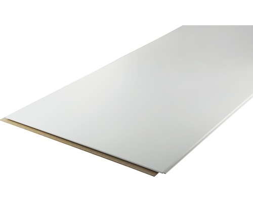 Coverboard Hochglanz weiss 2600 x 620 x 12 mm Weisse Wandpaneele für die Innenraumgestaltung