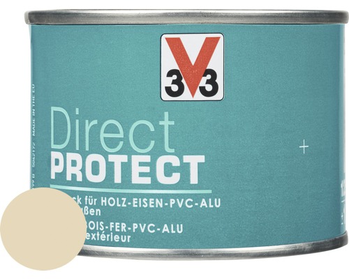 Buntlack V33 Direct Protect sand 125 ml Farbeimer Direct Protect für Holz, Eisen, PVC und Aluminium