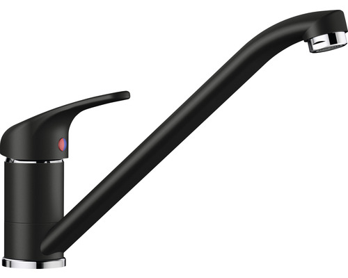Robinetterie de cuisine haute pression Blanco DARAS aspect Silgranit noir 526152 Robinet de cuisine noir