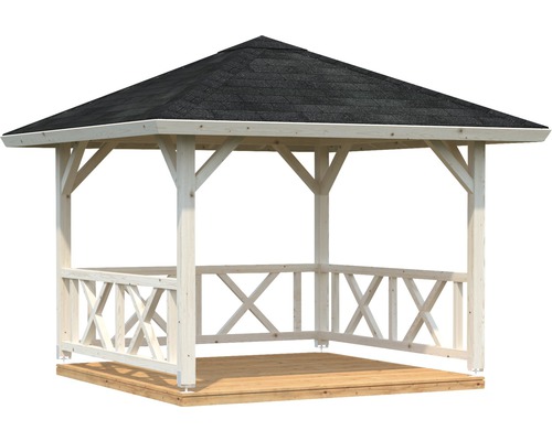 Pavillon de jardin en bois avec toit