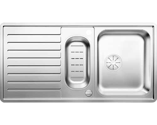 Évier Blanco CLASSIC Pro 6 S-IF lxp 1000x510 mm acier inoxydable satiné 523665 Évier en acier inoxydable avec égouttoir et cuve