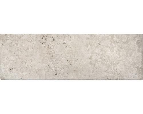 Bordure de piscine FLAIRSTONE Roma beige droit 1 côté long arrondi 115 x 37 x 3 cm