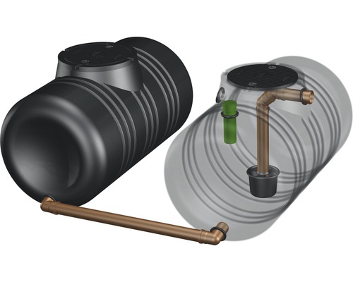 Regenwassertank mit Zubehör