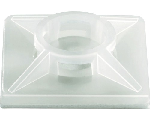 Socle adhésif pour bandes de câbles 26x26x6 mm Fixation de serre-câbles avec socle