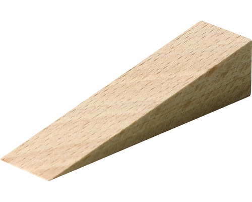 Cale en bois hêtre 65x18x14 mm, 50 pièces