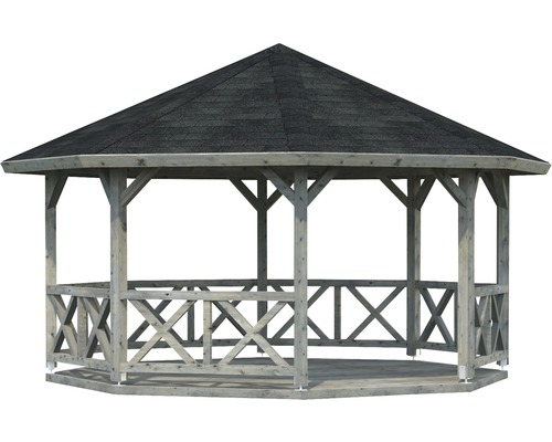 Pavillon de jardin en bois avec toit