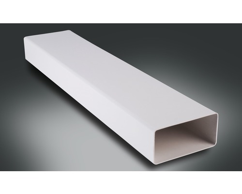 Rotheigner Flachkanal weiss 111 x 54 mm L = 1000 mm Rechteckiger Kunststoffkanal