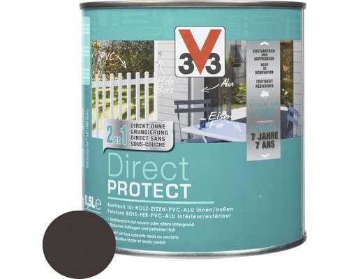 Laque couleur V33 Direct Protect rouille 0.5 l