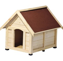 Holz Hundehütte mit Dach
