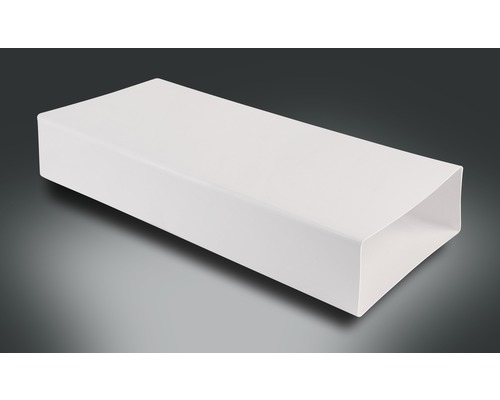 Rotheigner Flachkanal weiss 220 x 90 mm L = 1000 mm Rechteckiger Kunststoffkanal