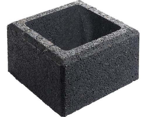 Pilier Bellamur anthracite 37,5x37,5x20 cm