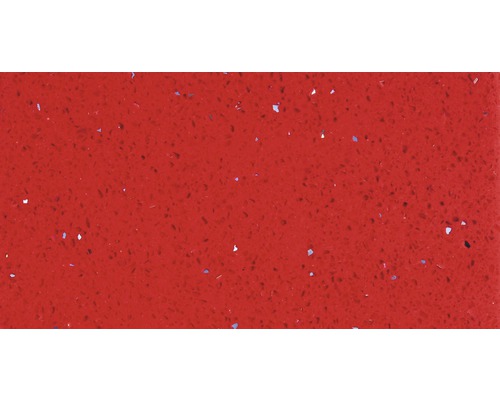 Bodenfliese Quarzkomposit rot 30x60 cm