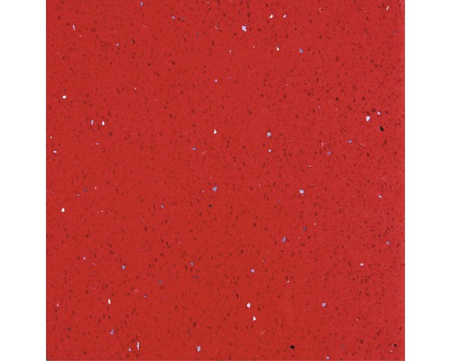 Bodenfliese Quarzkomposit rot 60x60 cm