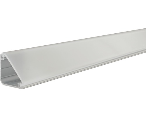 Delta Profil mit Diffusor 1 m alu eloxiert 70262 Delta Profil mit Diffusor 1 m alu eloxiert 70262