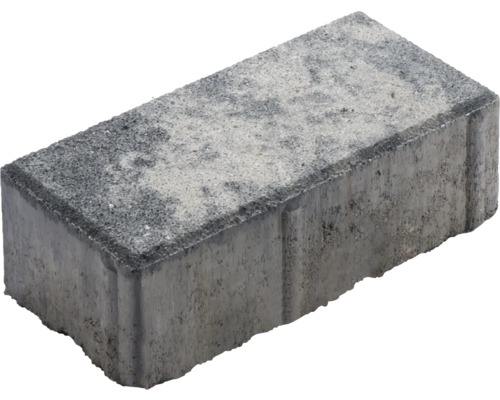 Pavé rectangulaire mélange gris anthracite 20 x 10 x 6 cm