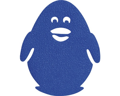 Autocollant pingouin bleu