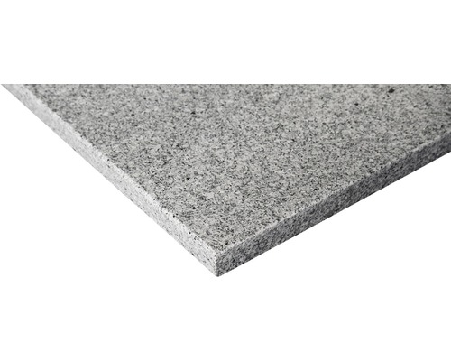 Marche FLAIRSTONE Iceland white gris 1 côté long poncé et chanfreiné 115x35 cm