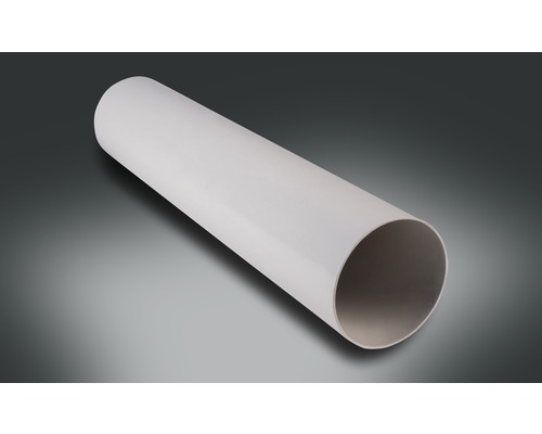 Coude de tuyau rond Rotheigner blanc LN 125 mm Longueur 500 mm