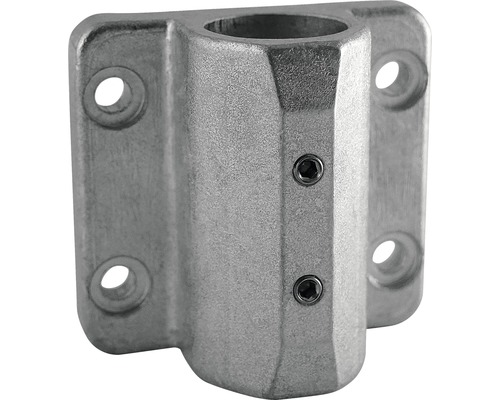 Wandlager 1" grau Ø 33.7 cm Rohrverbinder mit Wandbefestigungsplatte