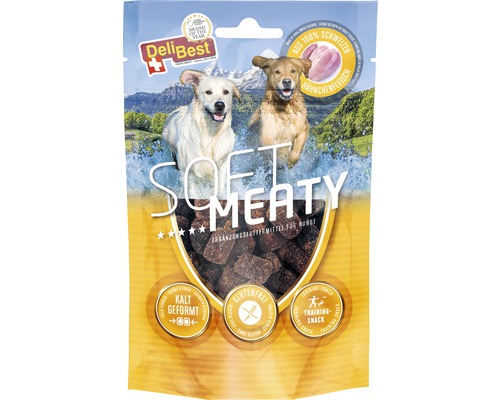 Hundesnack Delibest Soft Meaty Dog mit CH Hähnchen 150 g