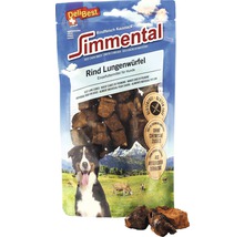 Verpackung Hunde-Snack Rind Lungenwürfel