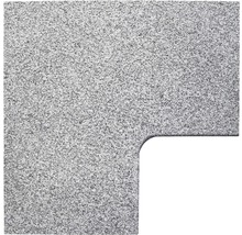 Plan de travail en granit avec découpe d''angle