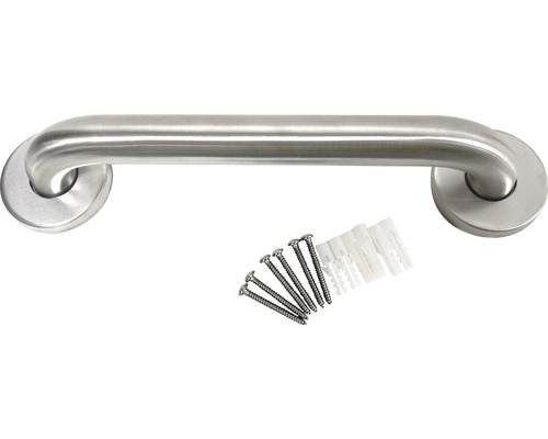 Barre d''appui en acier inoxydable avec vis et chevilles