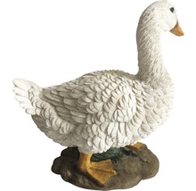 Dekorative Gänsefigur für den Garten