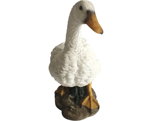 Figurine décorative Lafiora oie h 31,4 cm blanc