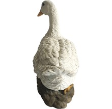 Gartenfigur Gans aus Kunststein